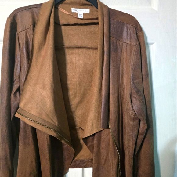 18W Faux Suede Jacket - Picture 2 of 5